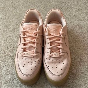 Pink Nike Airforce 1 platform shoes size 5.5 women’s